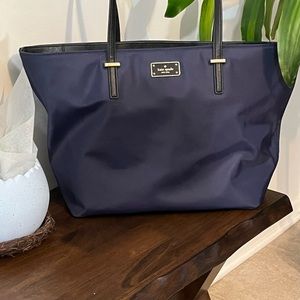 Kate Spade ♠️ Large Navy Handbag